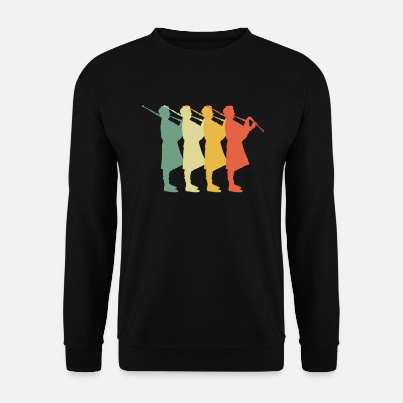 Dudelsack Dudelsackspieler Sackpfeife - Unisex Pullover - Schwarz