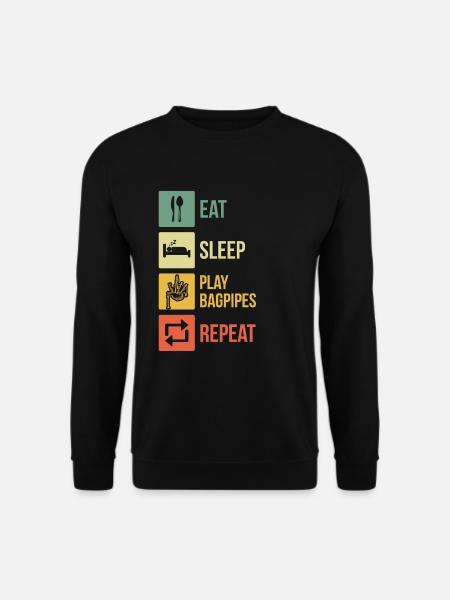 Bagpipes Bagpipes Bagpipe - Unisex Sweatshirt - black