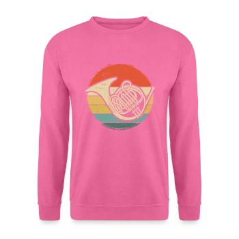 Waldhorn Waldhornspieler Waldhornist - Unisex Pullover - Pink - Vorne