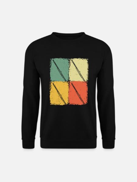 Flute Flute player Flutist - Unisex Sweatshirt - black