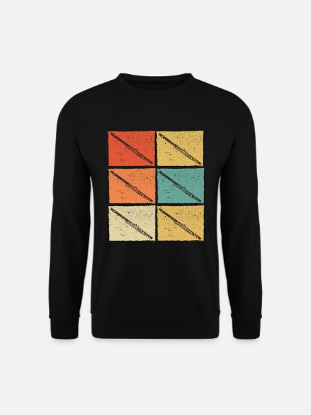 Flute Flute player Flutist - Unisex Sweatshirt - black