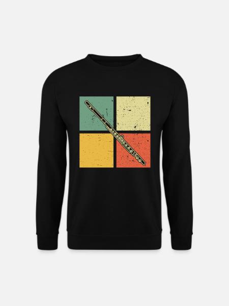 Flute Flute player Flutist - Unisex Sweatshirt - black