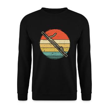 Bassoon Bassoon Bassoon Player Bassoonist - Unisex Sweatshirt - black - Front - Alina (178cm) & Michal (187cm)