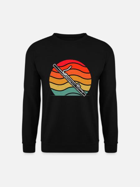Fagott Fagottspieler Fagottist - Unisex Pullover - Schwarz