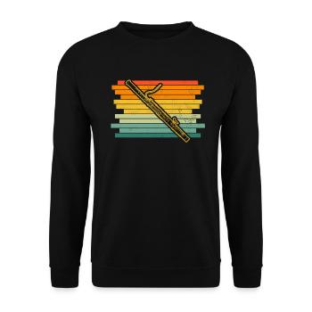 Bassoon Bassoon Bassoon Player Bassoonist - Unisex Sweatshirt - black - Front - Alina (178cm) & Michal (187cm)