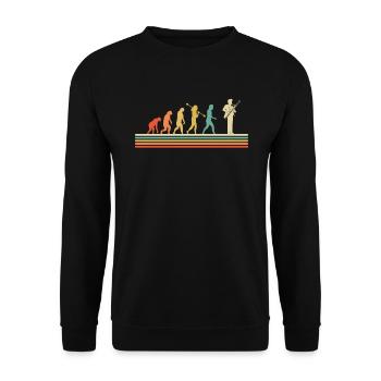 Bassoon Bassoon Bassoon Player Bassoonist - Unisex Sweatshirt - black - Front - Alina (178cm) & Michal (187cm)