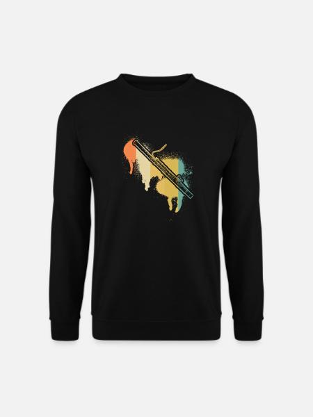 Fagott Fagottspieler Fagottist - Unisex Pullover - Schwarz