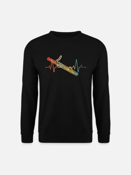 Fagott Fagottspieler Fagottist - Unisex Pullover - Schwarz