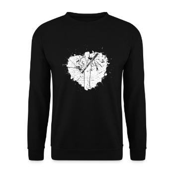 Bassoon Bassoon Bassoon Player Bassoonist - Unisex Sweatshirt - black - Front - Alina (178cm) & Michal (187cm)