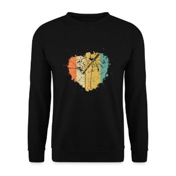 Bassoon Bassoon Bassoon Player Bassoonist - Unisex Sweatshirt - black - Front - Alina (178cm) & Michal (187cm)