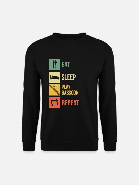 Basson Basson Bassoniste Bassoniste - Sweat-shirt Unisexe - noir