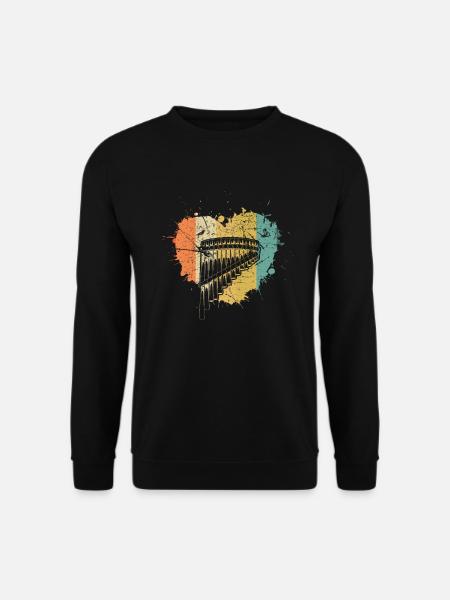 Panflute Panflute player Panflutist - Unisex Sweatshirt - black