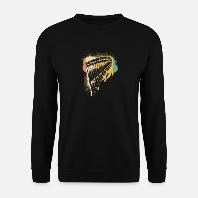 Panflute Panflute player Panflutist - Unisex Sweatshirt - black