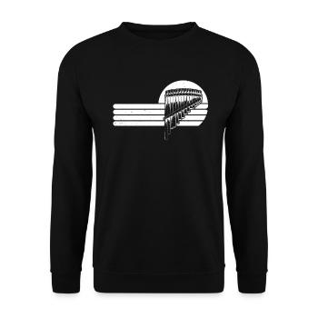 Panflute Panflute player Panflutist - Unisex Sweatshirt - black - Front - Alina (178cm) & Michal (187cm)