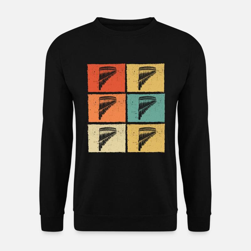 Panflute Panflute player Panflutist - Unisex Sweatshirt - black