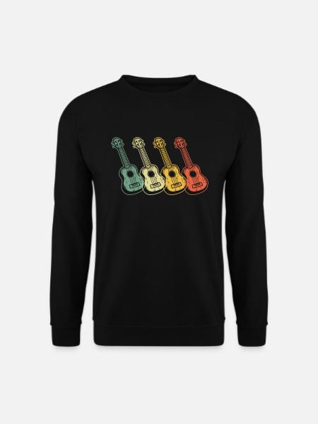 Ukulélé Joueur de ukulélé Ukuléléliste - Sweat-shirt Unisexe - noir