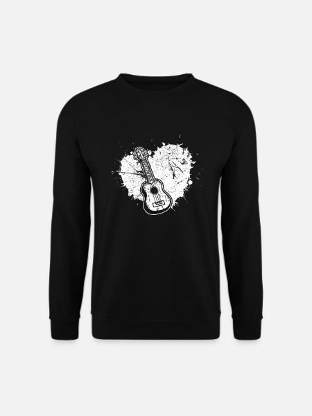 Ukulélé Joueur de ukulélé Ukuléléliste - Sweat-shirt Unisexe - noir