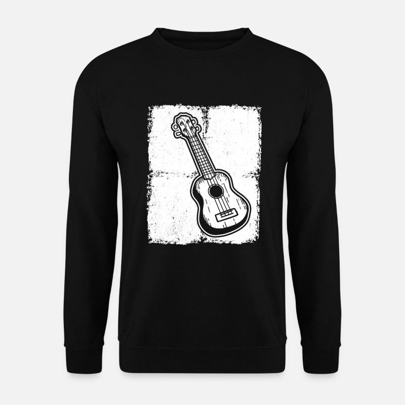 Ukulele Ukulele-Spieler Ukulelist - Unisex Pullover - Schwarz