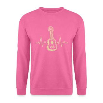 Ukulele Ukulele-Spieler Ukulelist - Unisex Pullover - Pink - Vorne