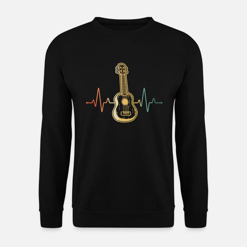 Ukulélé Joueur de ukulélé Ukuléléliste - Sweat-shirt Unisexe - noir