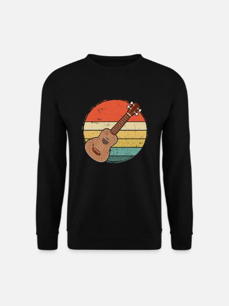Ukulélé Joueur de ukulélé Ukuléléliste - Sweat-shirt Unisexe - noir