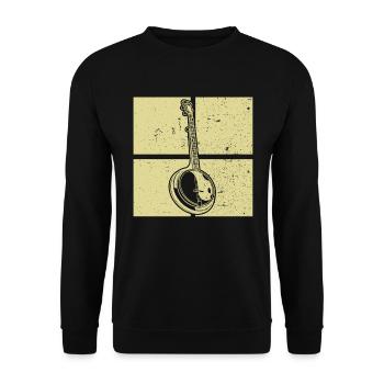 Banjo Banjo joueur Banjoïste - Sweat-shirt Unisexe - noir - Devant - Alina (178cm) & Michal (187cm)