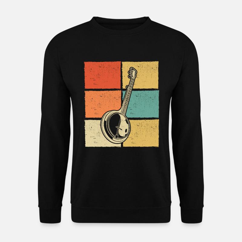 Banjo Banjo player Banjoist - Unisex Sweatshirt - black