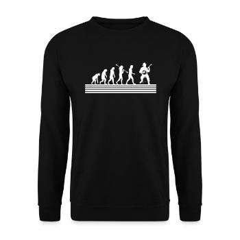 Banjo Banjo joueur Banjoïste - Sweat-shirt Unisexe - noir - Devant - Alina (178cm) & Michal (187cm)