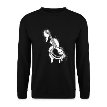 Banjo Banjo joueur Banjoïste - Sweat-shirt Unisexe - noir - Devant - Alina (178cm) & Michal (187cm)
