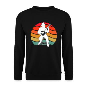 Banjo Banjo joueur Banjoïste - Sweat-shirt Unisexe - noir - Devant - Alina (178cm) & Michal (187cm)