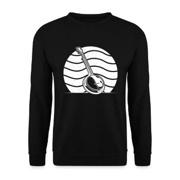 Banjo Banjo joueur Banjoïste - Sweat-shirt Unisexe - noir - Devant - Alina (178cm) & Michal (187cm)