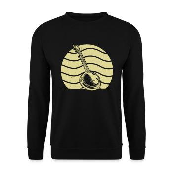Banjo Banjo joueur Banjoïste - Sweat-shirt Unisexe - noir - Devant - Alina (178cm) & Michal (187cm)