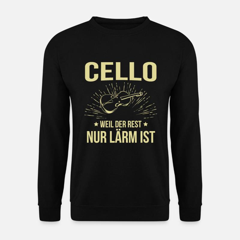 Cello Cellospieler Cellist - Unisex Pullover - Schwarz