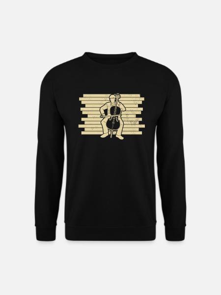 Cello Cellospieler Cellist - Unisex Pullover - Schwarz