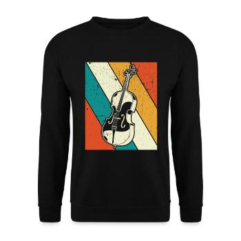 Cello cello player cellist - Unisex Sweatshirt - black - Front - Alina (178cm) & Michal (187cm)