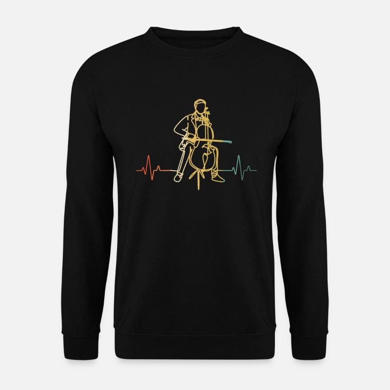 Cello Cellospieler Cellist - Unisex Pullover - Schwarz