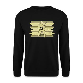 Banjo Banjo joueur Banjoïste - Sweat-shirt Unisexe - noir - Devant - Alina (178cm) & Michal (187cm)