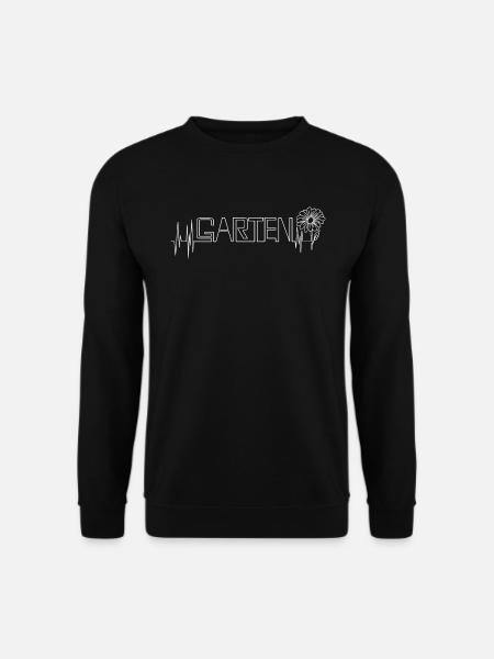Garten Herzschlag Gartenarbeit Gärtner Gärtnerin - Unisex Pullover - Schwarz