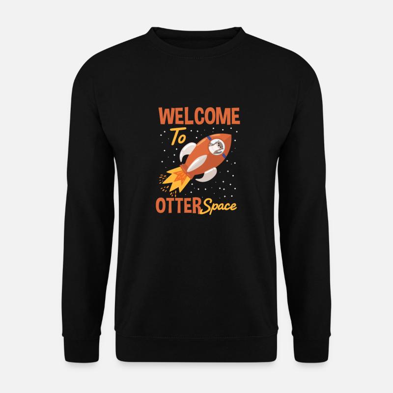 Sonnensystem Willkommen Im Otter Space - Unisex Pullover - Schwarz