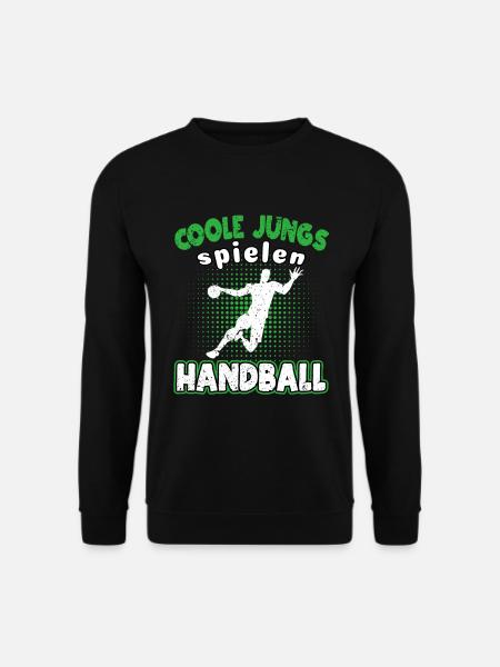 Coole Jungs spielen Handball, Handballer - Unisex Pullover - Schwarz