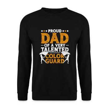 Garde de couleur Couleur Gardien Père - Sweat-shirt Unisexe - noir - Devant - Alina (178cm) & Michal (187cm)