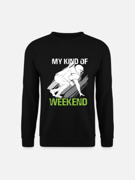 Fodbold Min slags weekendfodboldspiller - Unisex sweater - sort
