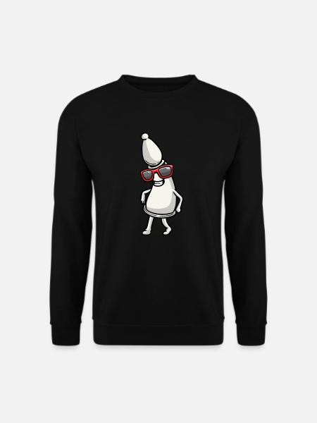 Pièces d’échecs dansantes Joueurs d’échecs - Sweat-shirt Unisexe - noir