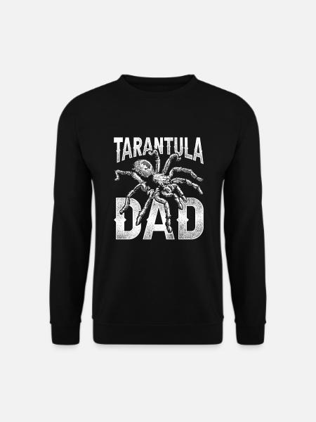 Vogelspinne Vogelspinnen Tarantula Dad - Unisex Pullover - Schwarz