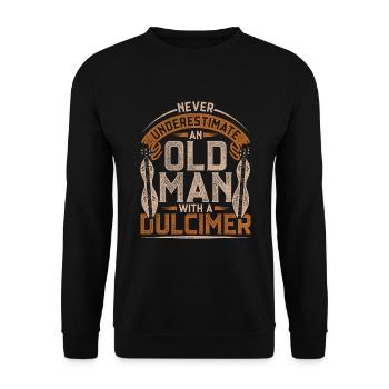 Dulcimer Dulcimore Doucemore - Unisex Sweatshirt - black - Front - Alina (178cm) & Michal (187cm)