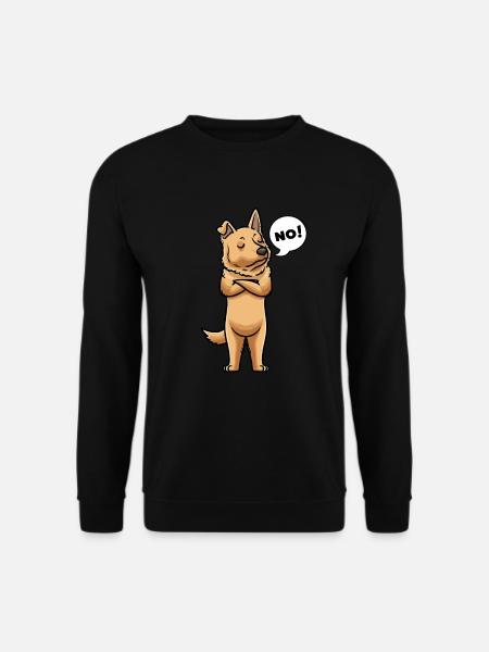 Perro Pastor Vasco Hund Baskisk Hyrdehund - Unisex sweater - sort