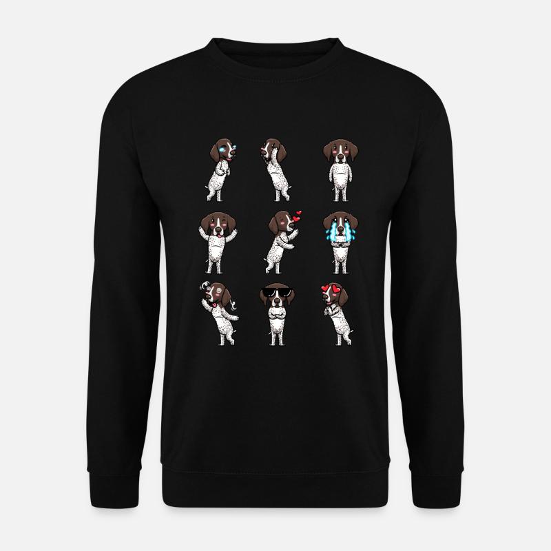 Deutsch Kurzhaar Hund Deutscher Kurzhaariger - Unisex Pullover - Schwarz