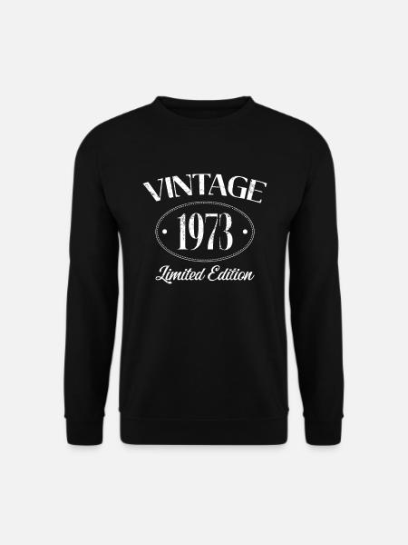 Vintage 1973 Limited Edition Geburtstag 1973 - Unisex Pullover - Schwarz