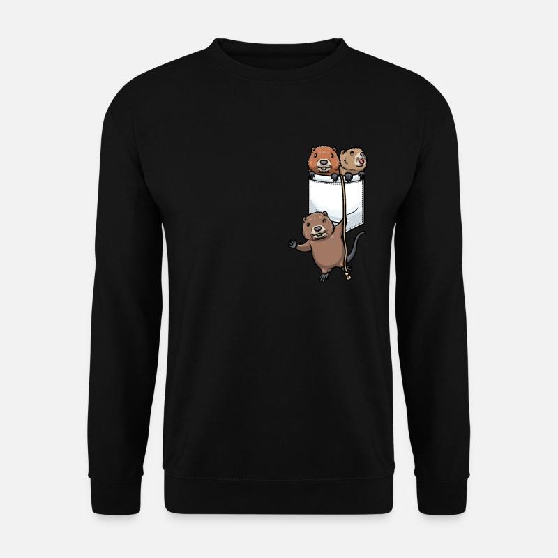 Muskrat - Unisex Sweatshirt - black