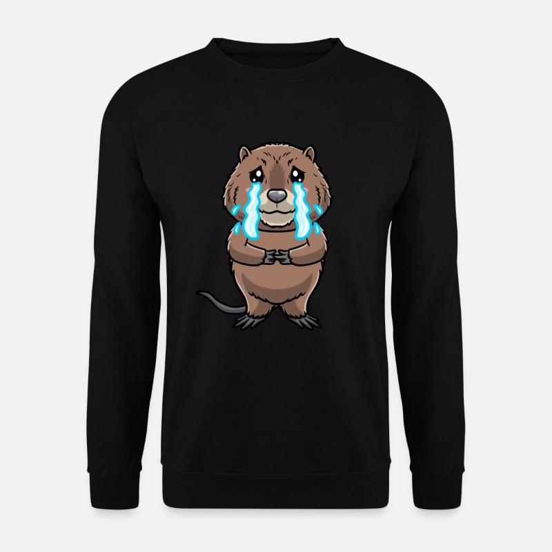 Cute muskrat - Unisex Sweatshirt - black
